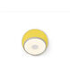 Gravy LED 4 inch Silver with Matte Yellow Wall Sconce Wall Light, Hardwire